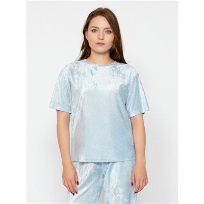 CWXW 90061-43 Комплект женский (футболка, брюки),голубой