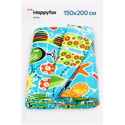 Простыня вафельная 150x200 Happy Fox Home