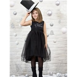 CAJ 61258 Платье для девочки, черный