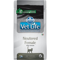 Корм Vet Life Cat Neutered Female 400g/ для взрослых  стерилизованных кошек