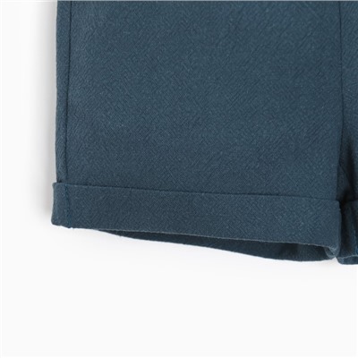 Комплект для мальчика (рубашка, шорты) MINAKU цвет темно-синий, рост 68-74