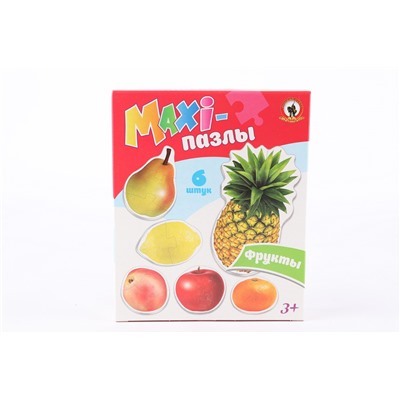 MAXI-пазлы "Фрукты" в кор.