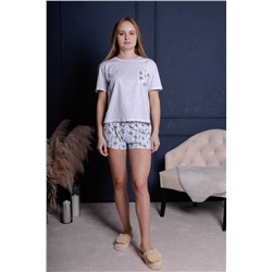 Пижама Люкс (шорты) 3-904б