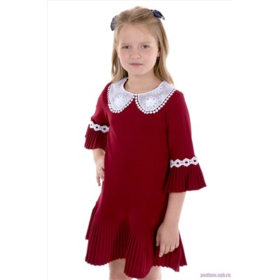 Платье 5118-3 цвет бордо