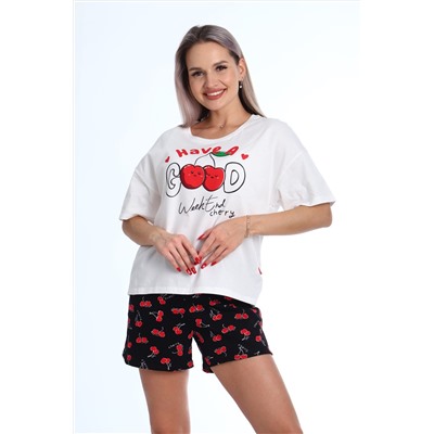 Пижама с шортами Очарование 0к-056к