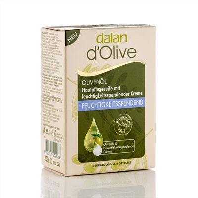 Мыло D'Olive Увлажняющее 100гр (24шт/короб)