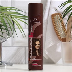 Лак для волос Jet chocolate Strong maxi "Экстра сильная фиксация", 300 мл