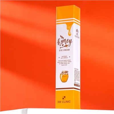 Крем питательный для век с экстрактом меда 3W CLINIC Honey Eye Cream, 40 мл