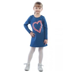 Платье детское Klеry в сердце КП5027П1 синий