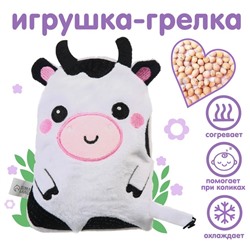 Игрушка - грелка с вишнёвыми косточками развивающая «Коровка»