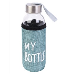 Бутылка для воды, в чехле My bottle, 300 мл, бирюзовый