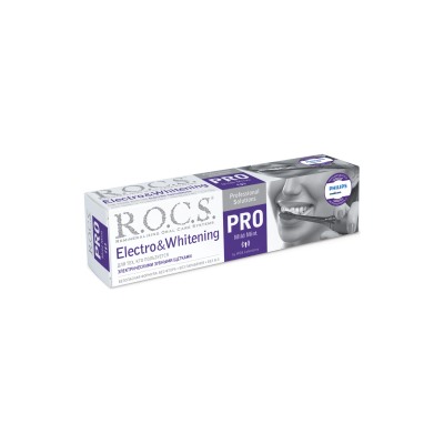 З/п "R.O.C.S. PRO Electro & Whitening Mild Mint", 74 гр.