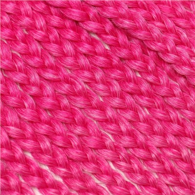 SIM-BRAIDS Афрокосы, 60 см, 18 прядей (CE), цвет розовый/светло-розовый(#FR-1)