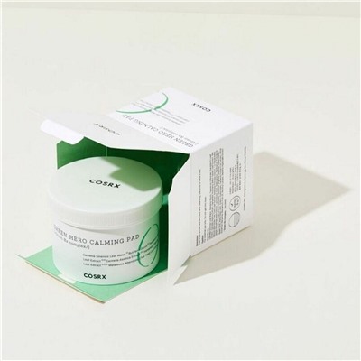 COSRX Пилинг-пэды успокаивающие для чувствительной кожи / One Step Green Hero Calming Pad, 70 шт