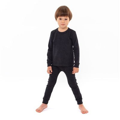Комплект термобелья ( джемпер, брюки) для мальчика, цвет серый, рост 92 см