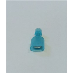 Клемма ШТЕКЕР с изоляцией полной (уп.100шт) 6.3мм 1.5-2.5кв.мм (синяя)