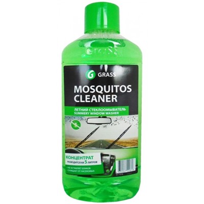 Жидкость омывателя Mosquitos Cleaner 1:4 летняя концентрат 1л (канистра) GraSS