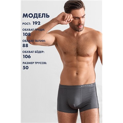 Трусы, набор - 3 штуки муж BeGood UMJ1205B Underwear темно-серый