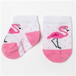 Носки детские Крошка Я «Фламинго», 10-12 см
