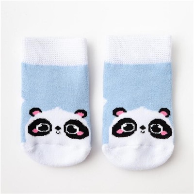 Носки детские махровые Крошка Я «Панда», размер 8-10 см