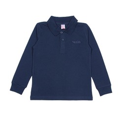 CAK 61927 Рубашка-поло для мальчика, темно-синий