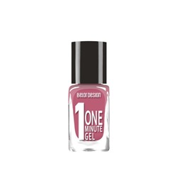 Лак для ногтей One minute gel тон 217 красное дерево, 10мл