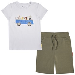 Комплект для мальчика из футболки и шорт