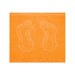 Полотенце махровое "Ножки" р.35*60 Апельсиновый