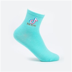 Носки детские TikTok, цвет голубой, размер 24 (12-14 лет)