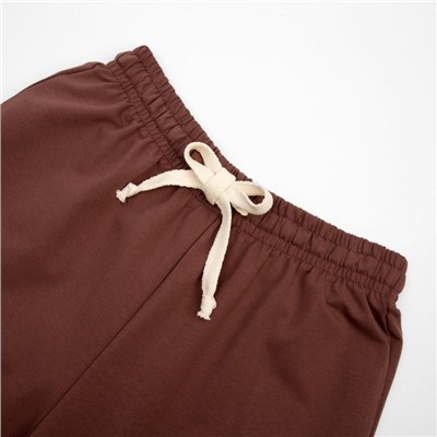 Костюм женский (джемпер, брюки) MINAKU: Casual Collection цвет шоколадный, р-р 44