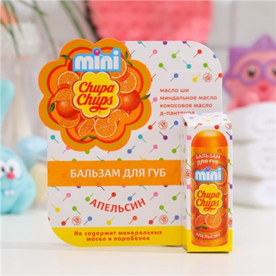 Бальзам для губ Chupa Chups mini, апельсин, 3,8 г