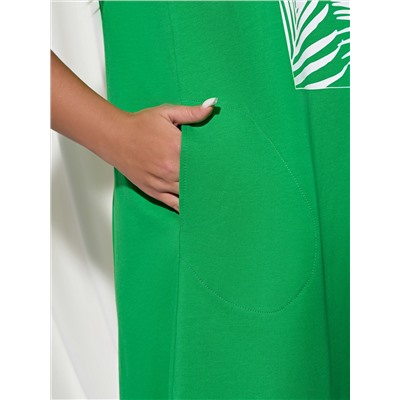 Платье 0267-1c ярко-зеленый