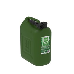 Канистра для ГСМ (20л) пластиковая Зеленая PROFI с гибким носиком