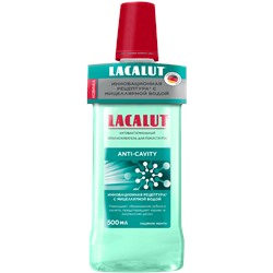 Lacalut анти-кариес антибактериальный ополаскиватель для полости рта, 500 мл