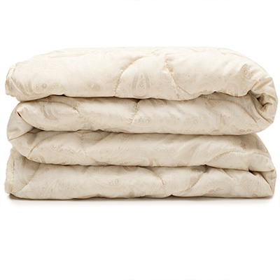 Одеяло Стандарт овечья шерсть 300 гр, 1,5 спальный, поплекс