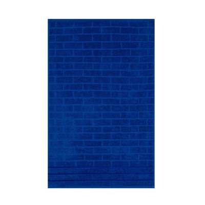 Полотенце махровое 50х80 Брикс, цвет синий 420г/м 100% хлопок