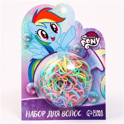 Набор для волос "Радуга Деш", My Little Pony, микс, 85 шт