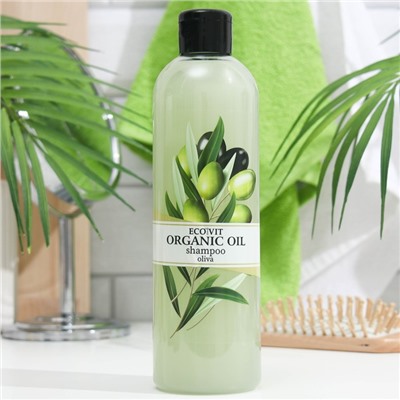 Шампунь ECOandVIT, для волос, питательный, олива, Organic Oil, 500 мл