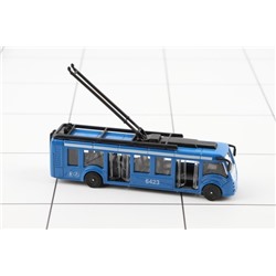 Модель металл автобус/троллейбус, 15 см, дв., инер., в асс., дисп.