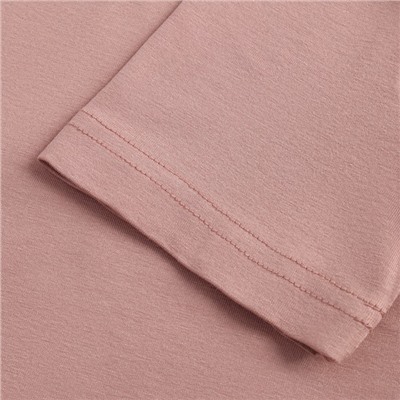 Комплект женский (футболка, шорты) MINAKU: Home collection цвет тёмно-бежевый, размер 42