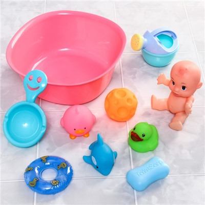 Набор игрушек для игры в ванне «Игры малыша», 10 предметов