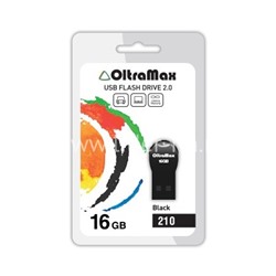USB Flash 16GB Oltramax (210) черный