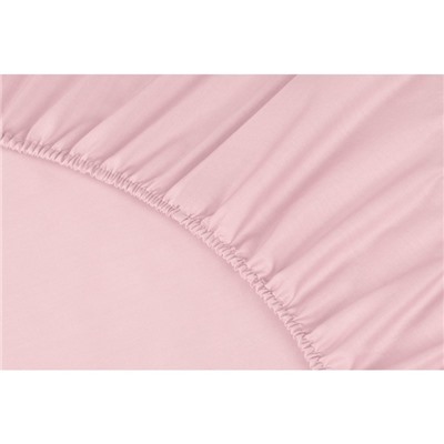 Простыня на резинке «Моноспейс», размер 90х200х23 см, цвет светло-розовый