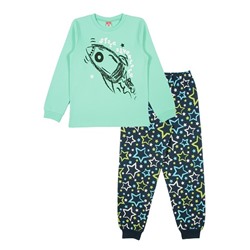CAK 5394 Пижама для мальчика, зеленый