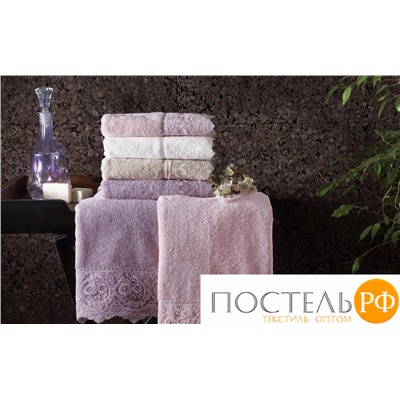 1210T10226105 Tivolyo Home лицевое полотенце ELEGANT 50X100 бежевый