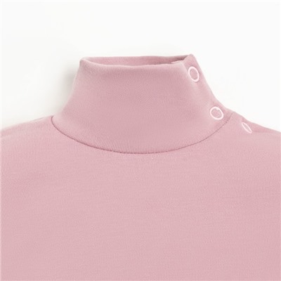 Боди (водолазка) Крошка Я, BASIC LINE, рост 62-68 см, цвет розовый