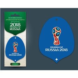 Ароматизатор-подвеска бумажный СИМВОЛИКА FIFA-2018 КУБОК (новая машина)
