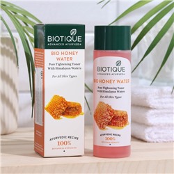 Тоник для лица Biotique, медовая вода, 120 мл