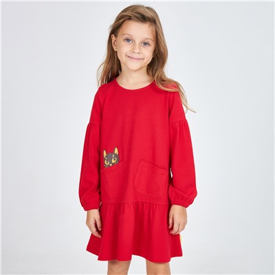 Красное платье для девочки