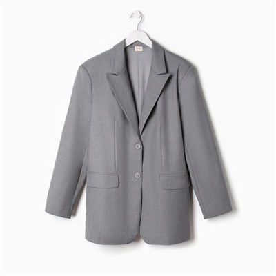 Пиджак женский MINAKU: Classic цвет серый, р-р 42-44